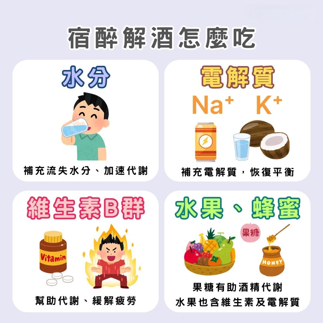 宿醉解酒吃什么？教你如何避免宿醉