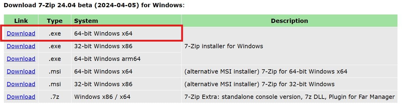 不同语言的Windows系统下的文件解压