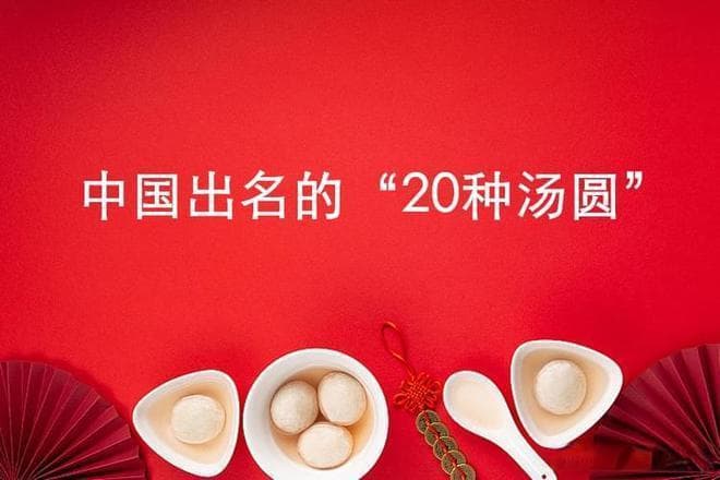 中国出名的“20种汤圆”，南北各有千秋，看看你吃过哪种？