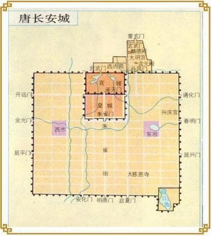 唐朝长安城：天人合一的建筑艺术与城市规划