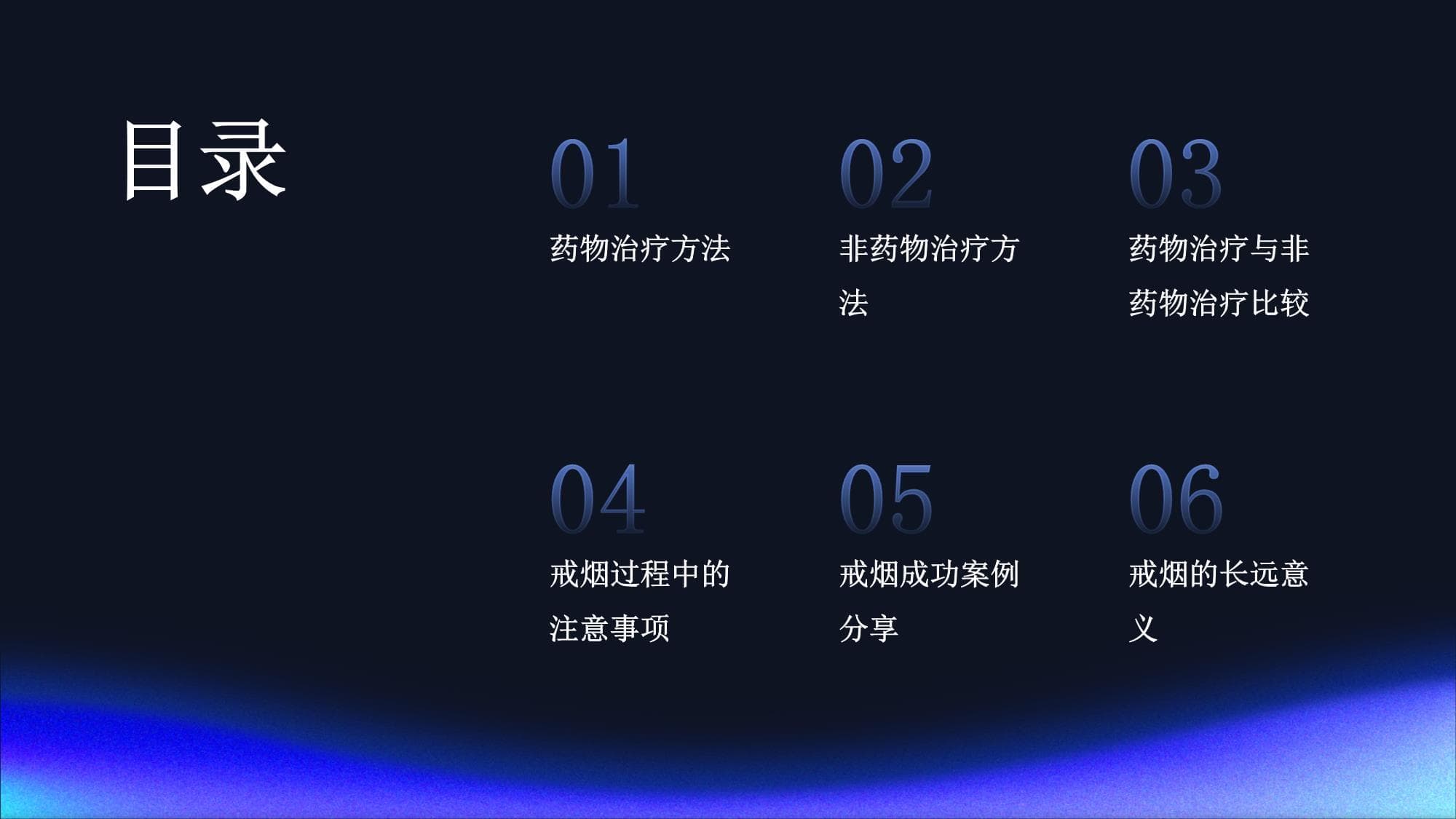 戒烟的最佳治疗方法：药物与非药物治疗的比较