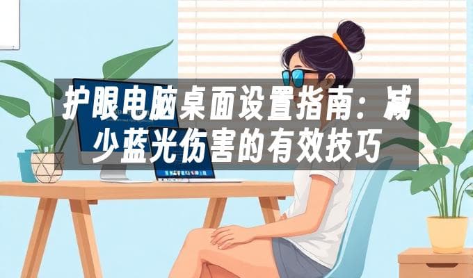护眼电脑桌面设置指南：减少蓝光伤害的有效技巧
