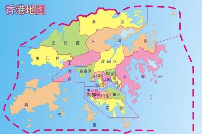 香港18区地名由来：从香港岛到新界的历史故事