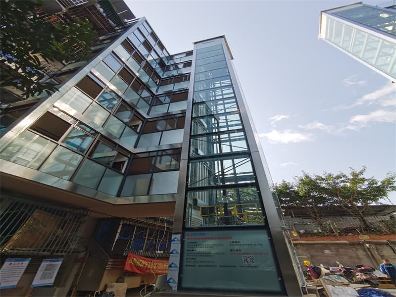 成都旧楼加装电梯6层钢结构价格及整体费用详解
