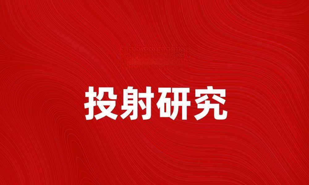 投射研究在心理分析中的重要性与应用探讨