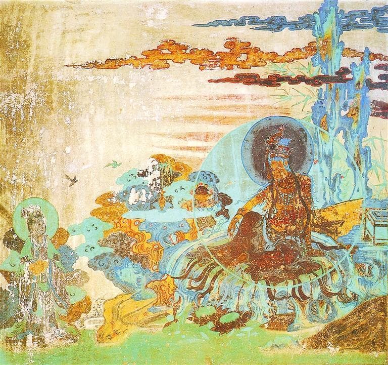 敦煌壁画里的植物
