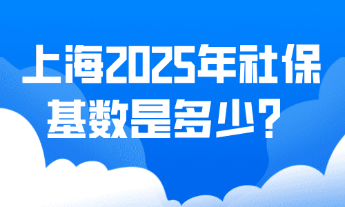 上海2025年社保基数是多少？快来看看你该缴纳多少？