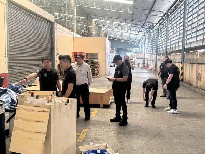 中泰联合行动 查获电子烟毒品化学品 四名中国嫌疑人在逃