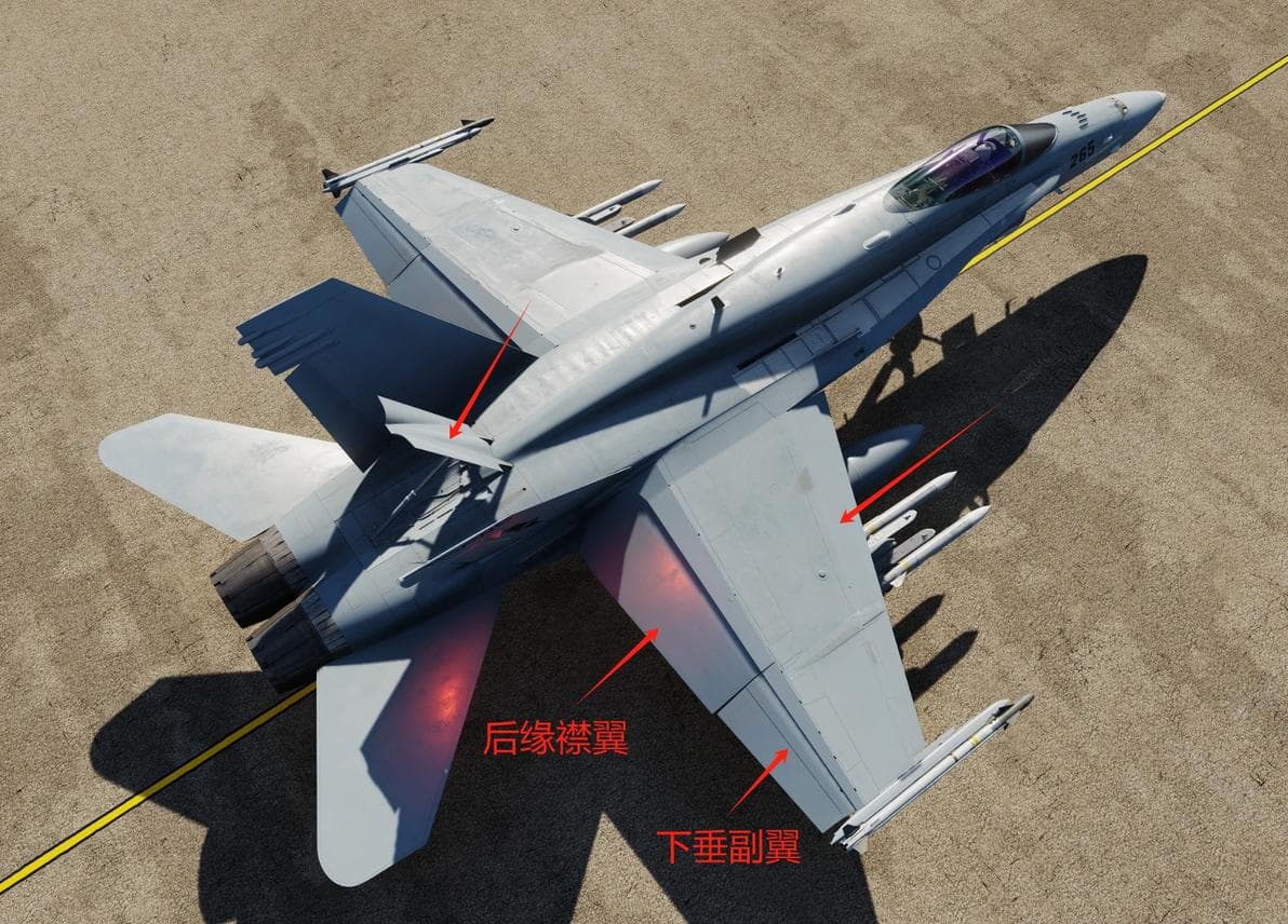 F/A-18C 飞行控制系统：襟翼控制与减速板详解