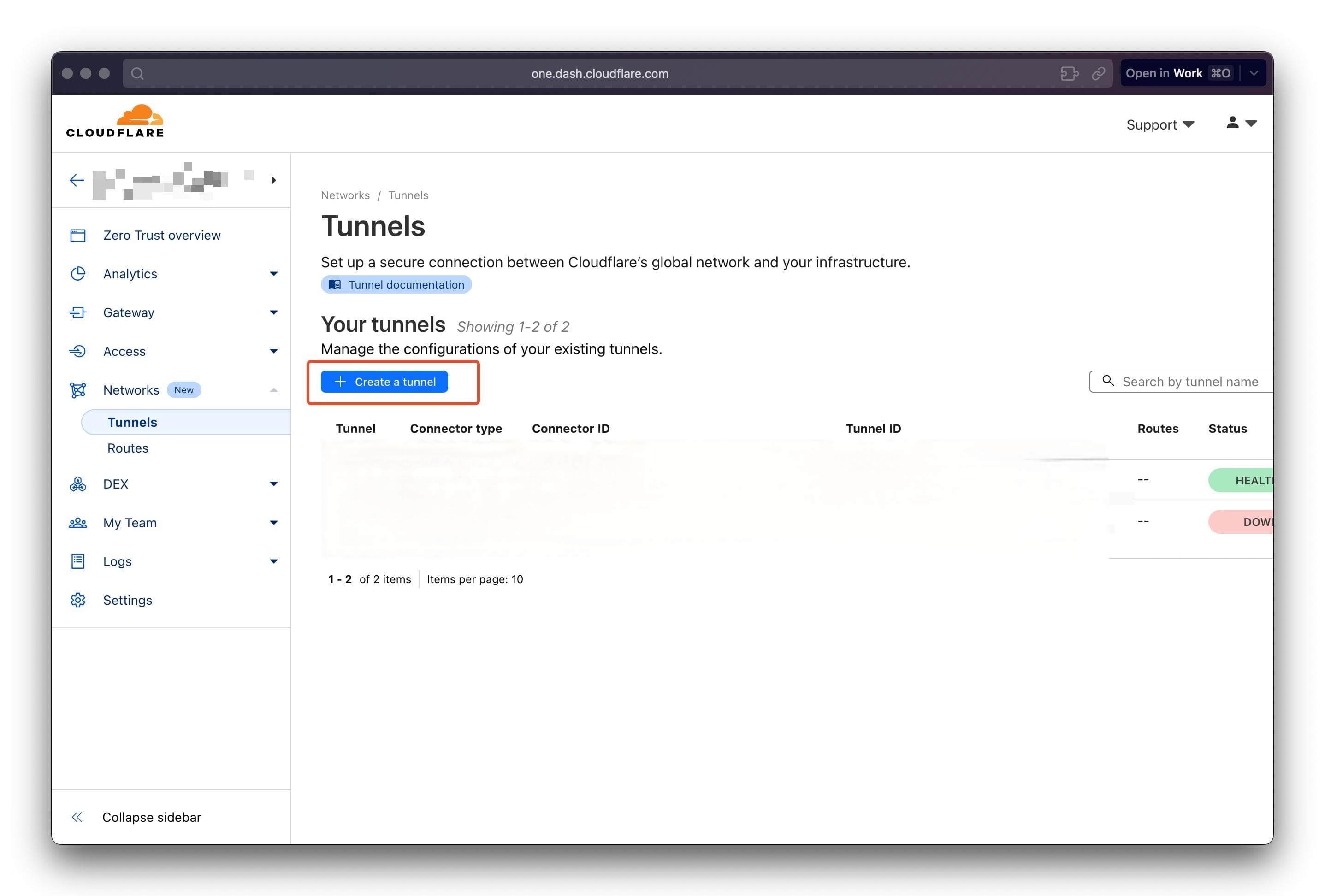 使用 Cloudflare 实现内网穿透：配置过程和问题解决