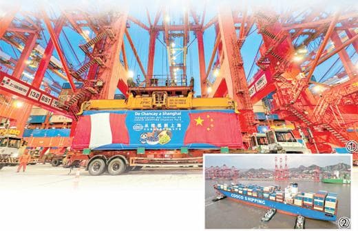 钱凯港、上海港，海运航线双向贯通