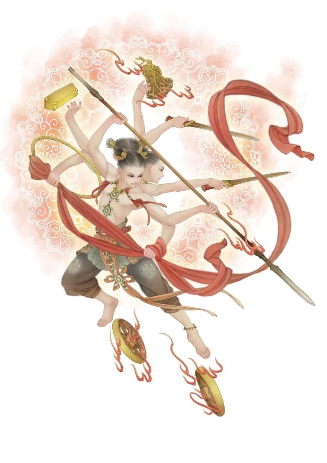 什么神魔？你的吒儿居然是三头六……八臂？！
