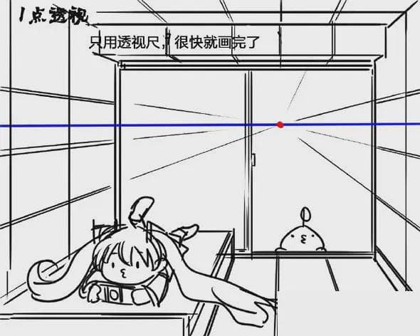 插画教程：如何掌握画面透视关系？