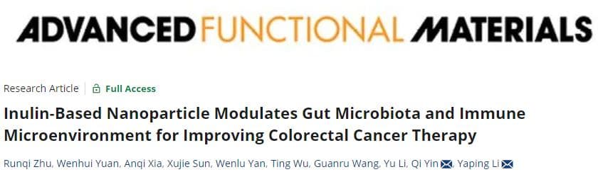 中科院上海药物所发现改善分子靶向药物抗结直肠癌疗效新策略