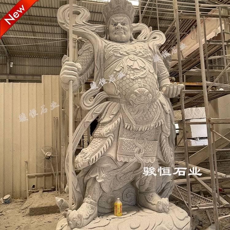 石雕四大天王人物雕塑——中国传统文化的代表之一