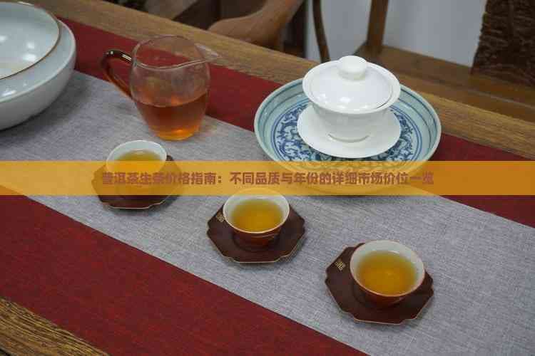 普洱茶生茶价格指南：不同品质与年份的详细市场价位一览