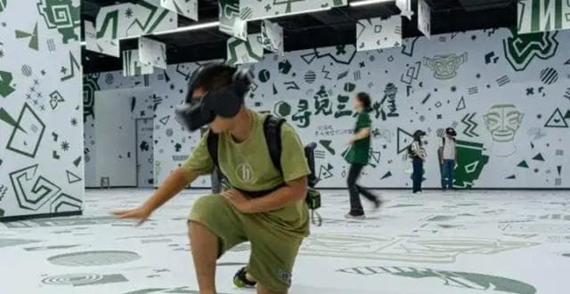 三星堆博物馆推出大空间VR沉浸式探索体验项目
