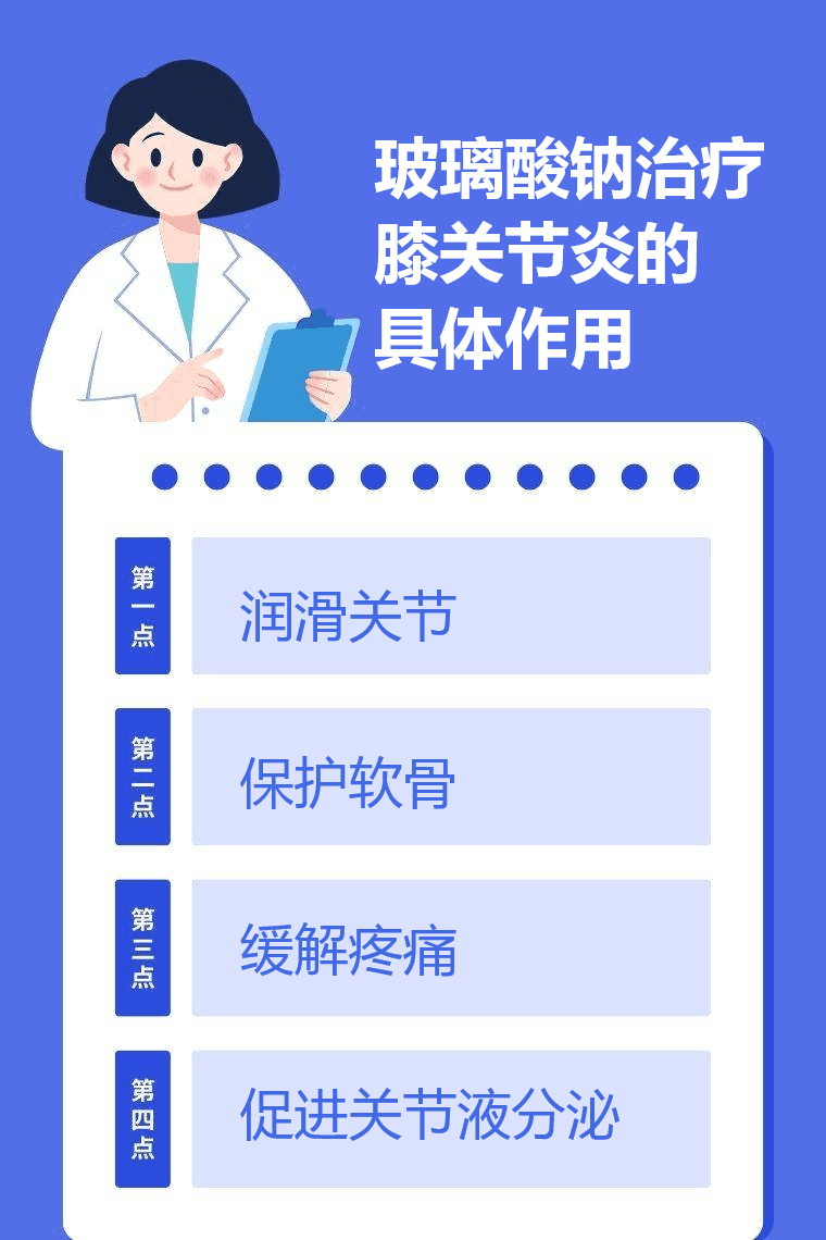 玻璃酸钠治疗膝关节炎的具体作用