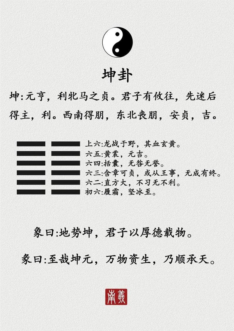 坤卦智慧：柔顺之道，人生哲理