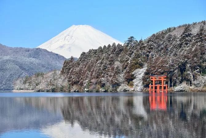 芦之湖：箱根的火山湖美景与人文古迹