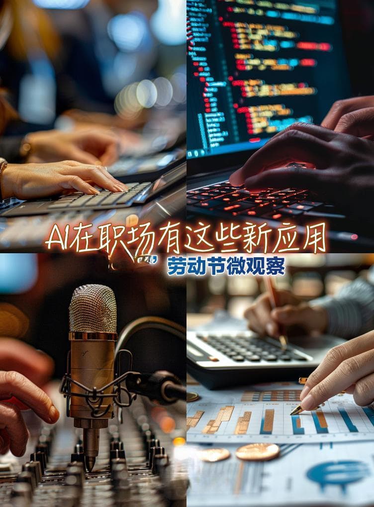“五一”微观察：AI在职场中的这些应用你了解吗？