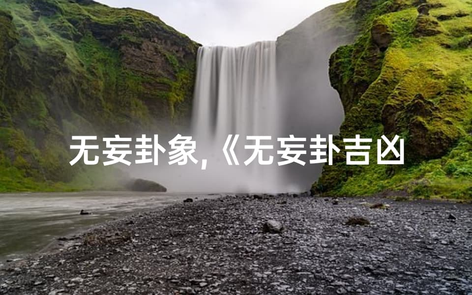 无妄卦象,《无妄卦吉凶解析：洞察运势的智慧之门》