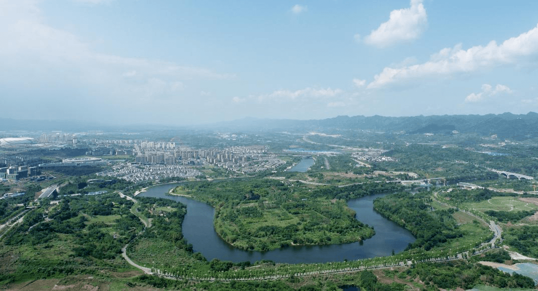两江新区御临河的绿色蝶变
