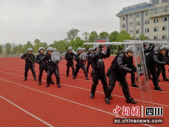 资阳公安特巡警开展“集训周”专业力量训练