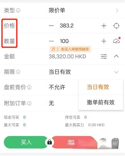 股票交易入门：四种常见订单类型详解