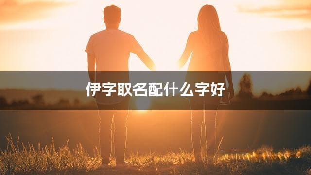 伊字取名配什么字好，带伊字搭配最好听的女孩名字