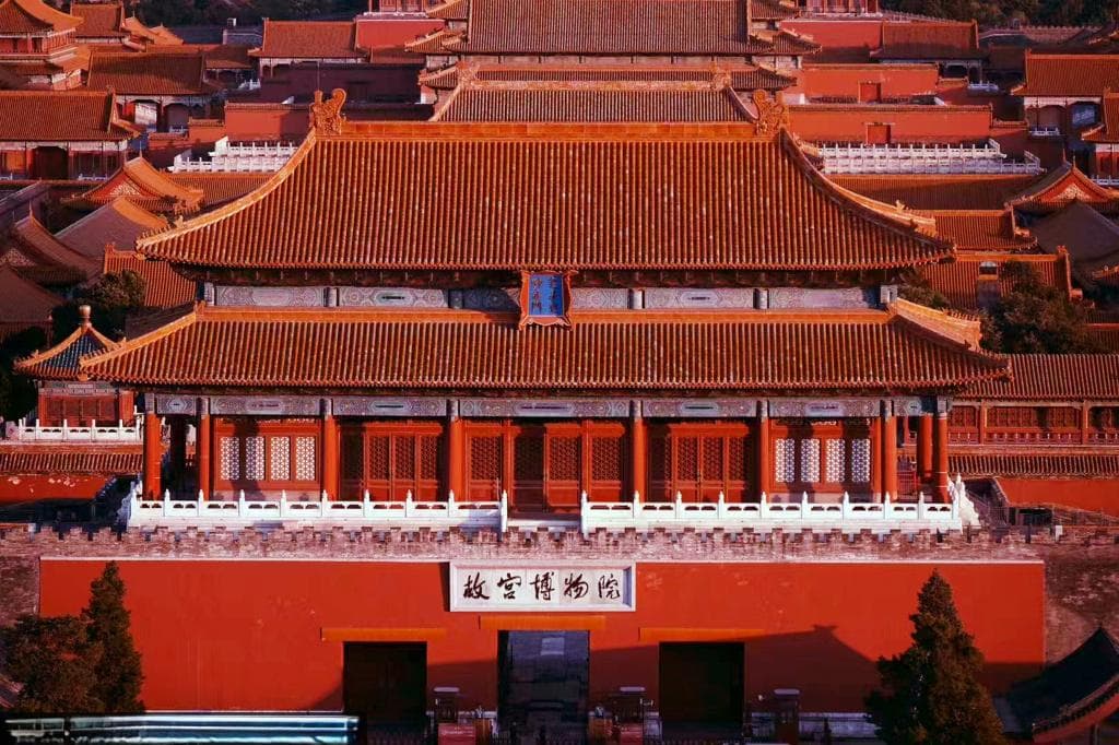 北京中轴线上的宫苑布局