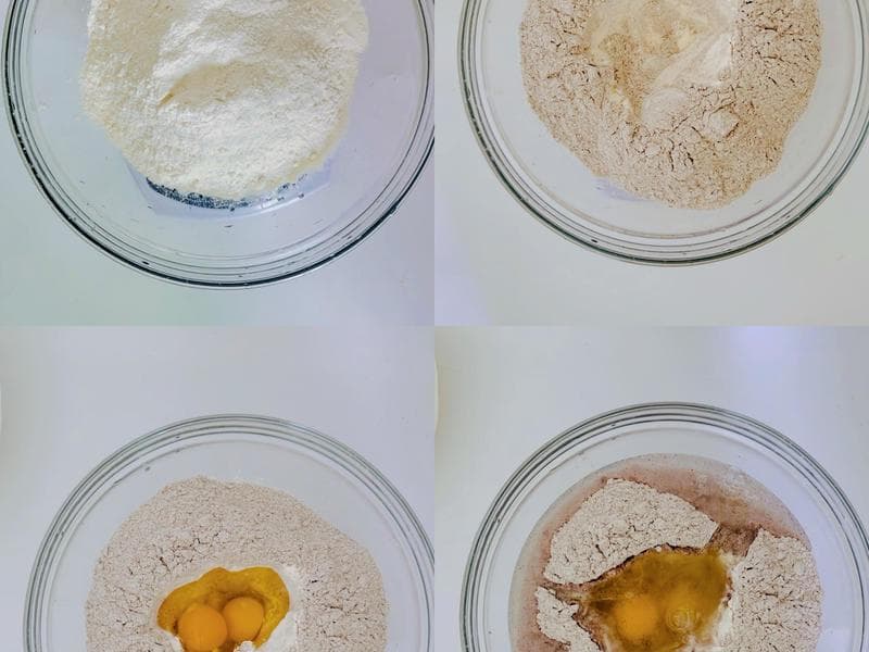 全麦鸡蛋细面：雪花粉与全麦面粉的完美结合