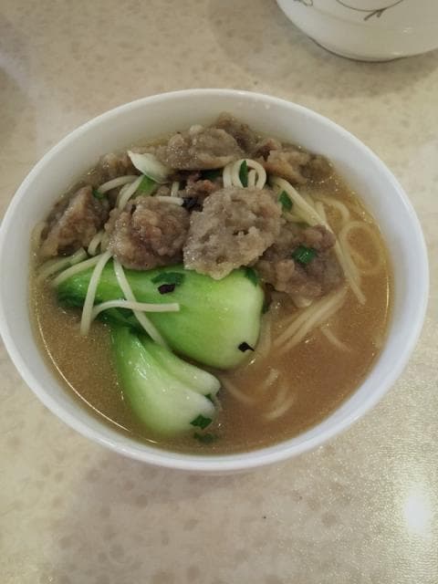 私家牛肉丸子面（清淡版）