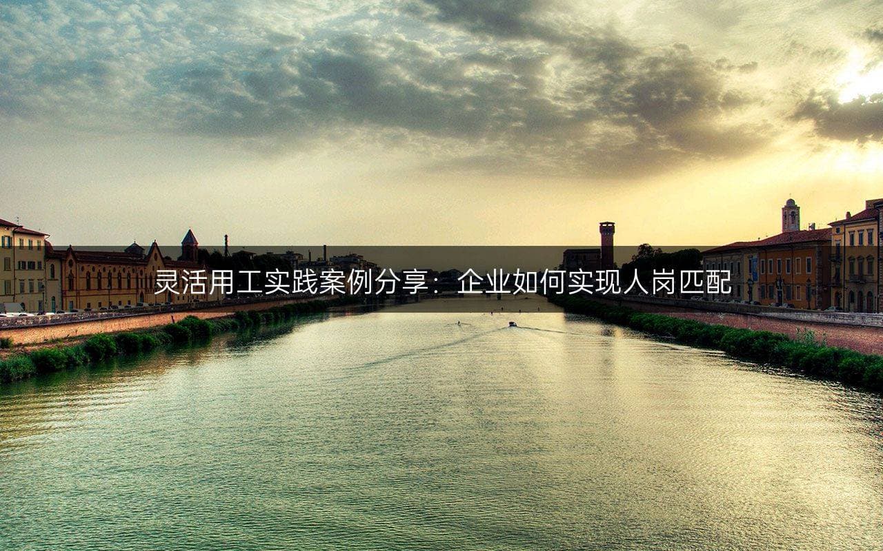 灵活用工实践案例分享：企业如何实现人岗匹配