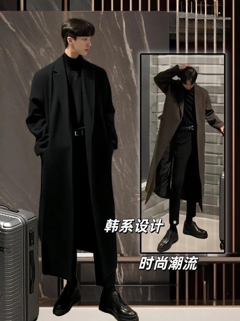 男生身高多少适合穿长款大衣？不同体型的穿搭指南