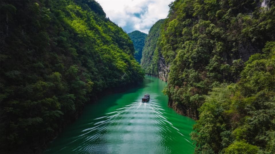 神龟峡：重庆4A级景区，翡翠峡谷与南溪号子的完美融合