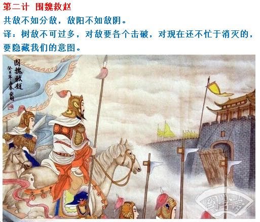 三十六计第二计：胜战计·围魏救赵