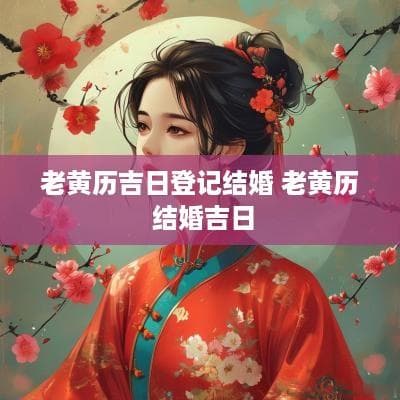 老黄历吉日登记结婚：传统与现代的完美结合