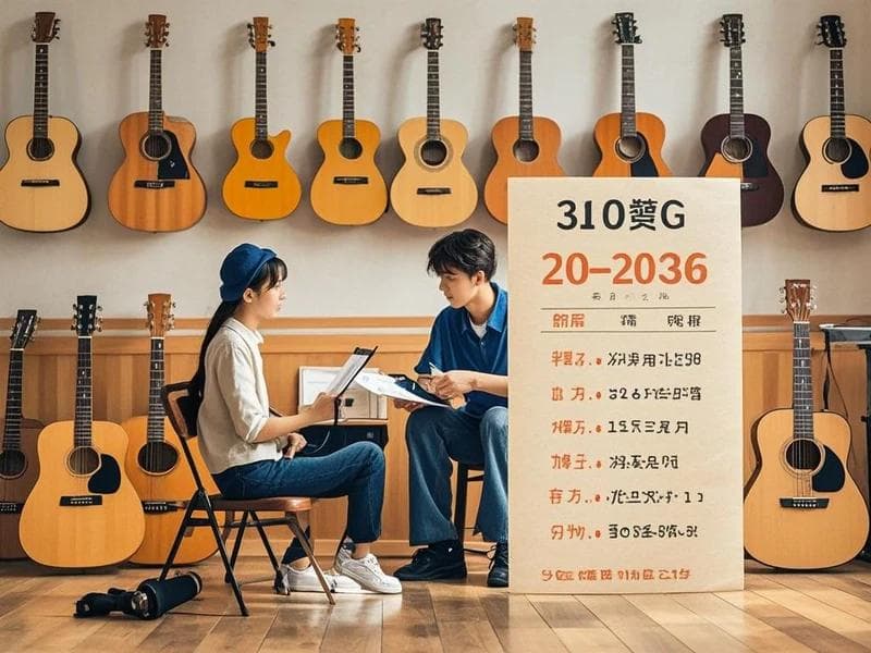 吉他培训班收费标准全解析：从课程类型到地区差异