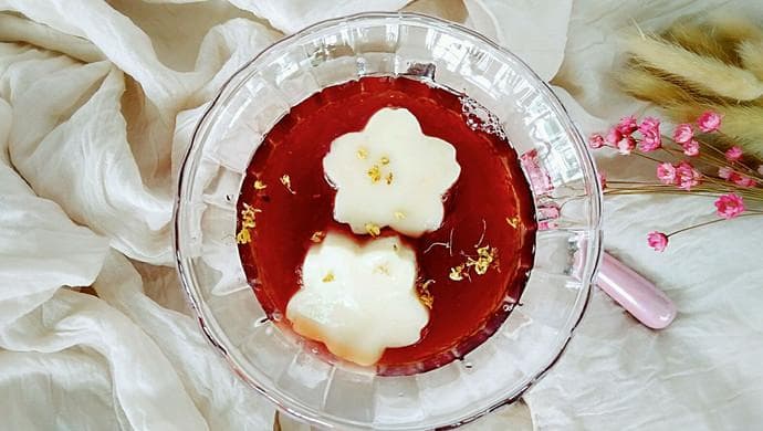 【夏日消暑美食】～【奶香绿豆凉粉】