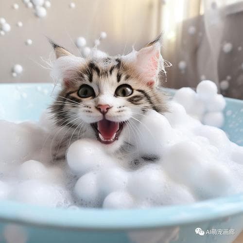 给小猫洗澡会怎么样？