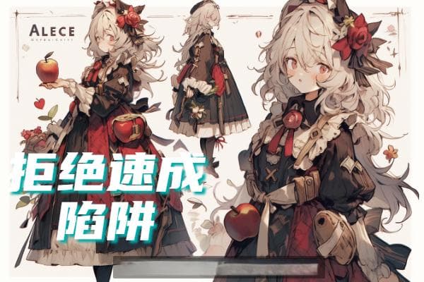 动漫人物难画吗？动漫人物板绘教程