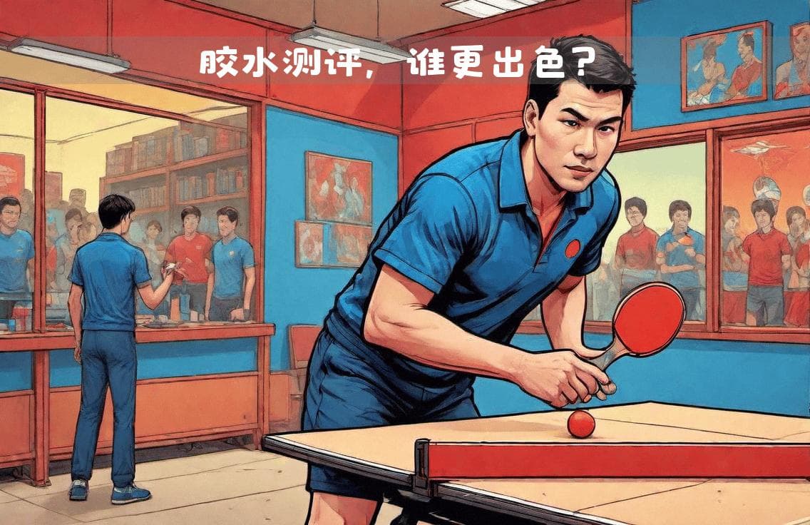 乒乓球胶水测评：红双喜15号 vs 乒乓网1号，谁更胜一筹？