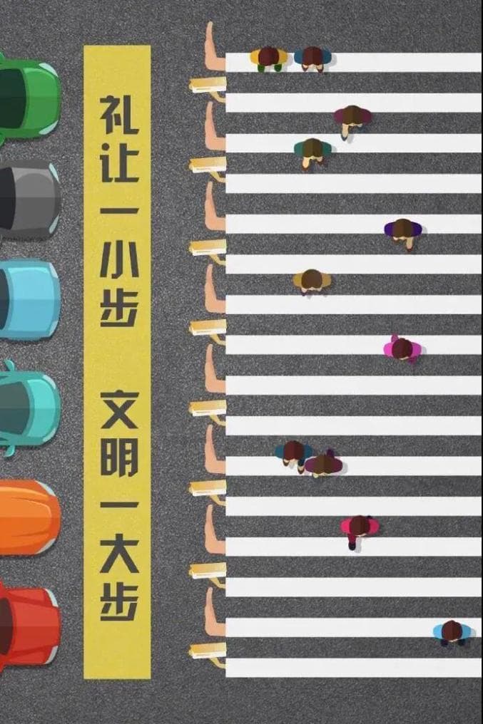 礼让斑马线：文明驾驶的第一步