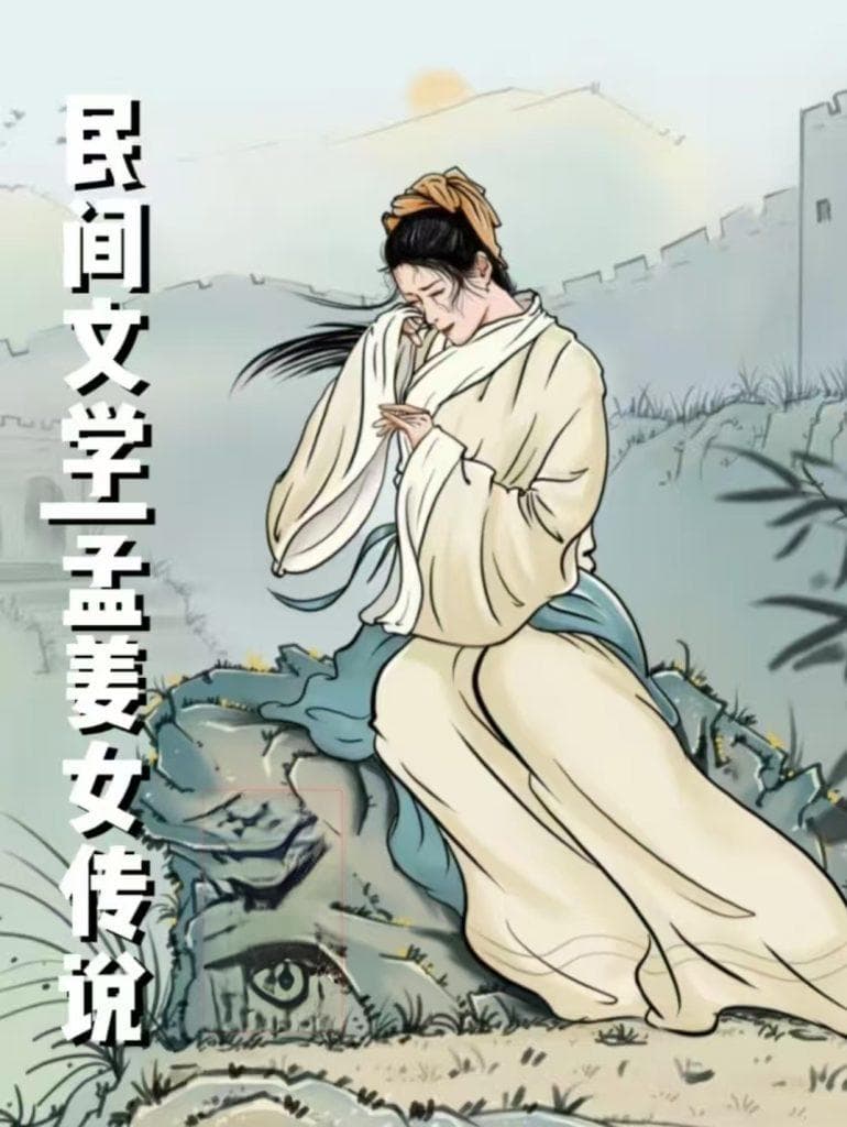 中国的“哭泣”女神，非遗|孟姜女哭长城