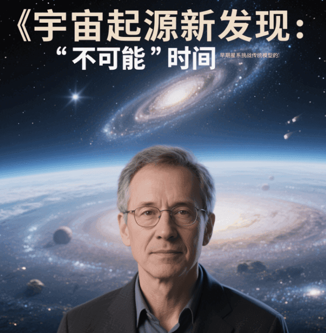 "宇宙起源新发现：早期星系挑战传统模型的 '不可能' 时间"