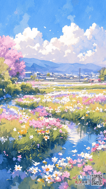 南昌AI赏花地图 走进“莫奈的花园”