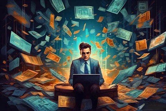 银行业收入向左，员工人均薪资向右