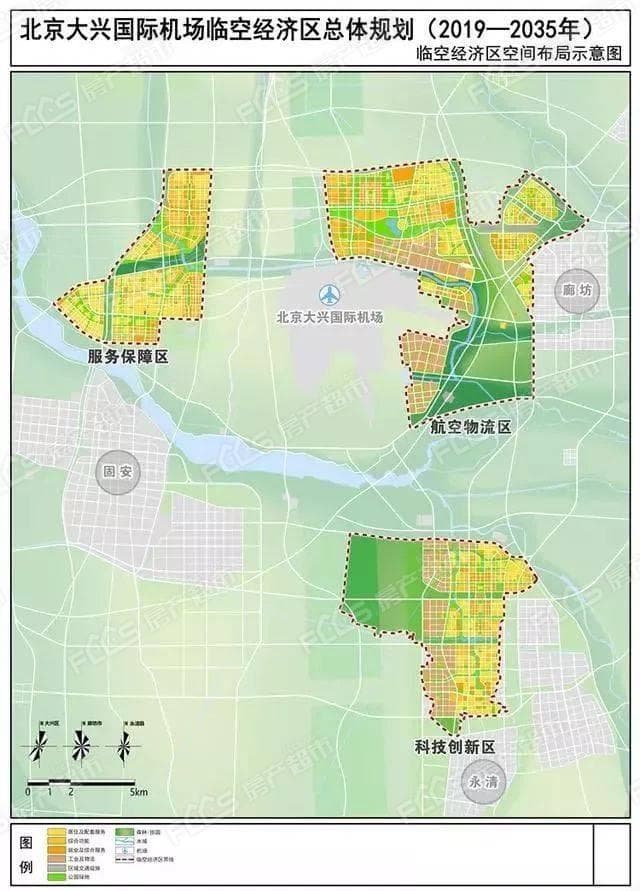 对比首都国际机场临空区就能遇见大兴机场临空区的发展