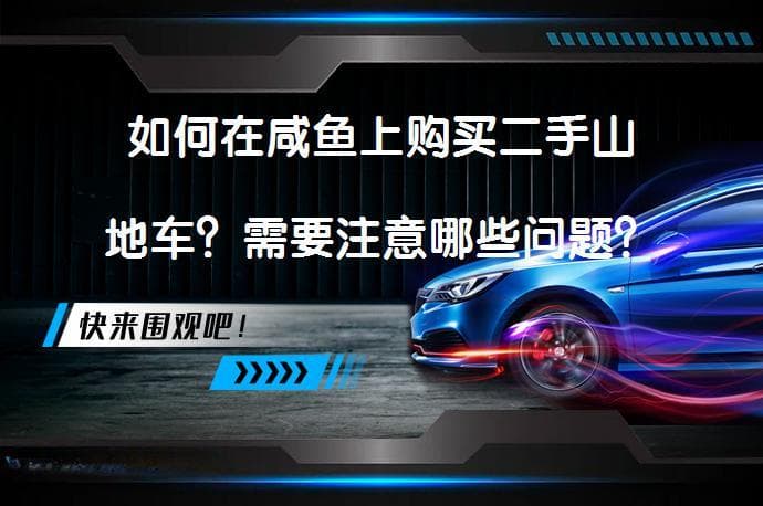 如何在咸鱼上购买二手山地车？需要注意哪些问题？